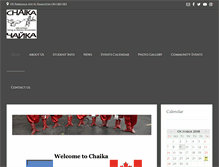 Tablet Screenshot of chaika.ca